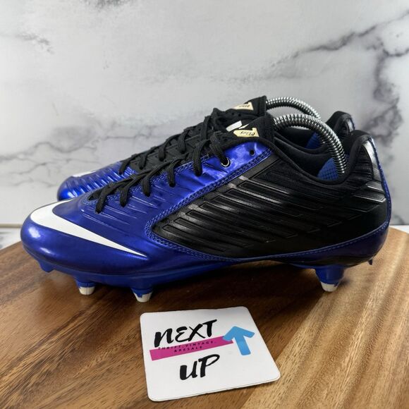 Men’s 9-Nike Vapor Speed Low D Football Cleats Sport Royal Black 643160 411